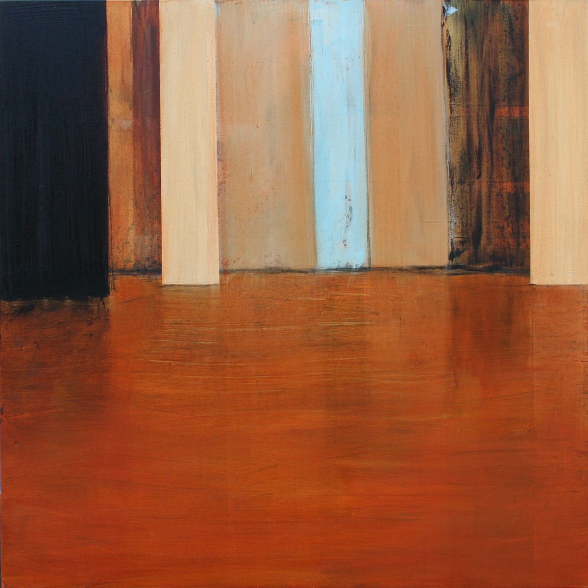 Passage 02 - 100x100cm - oil on canvas - verkocht