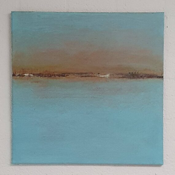 Skyline 6 - olieverf op linnen - 70 x 70 cm